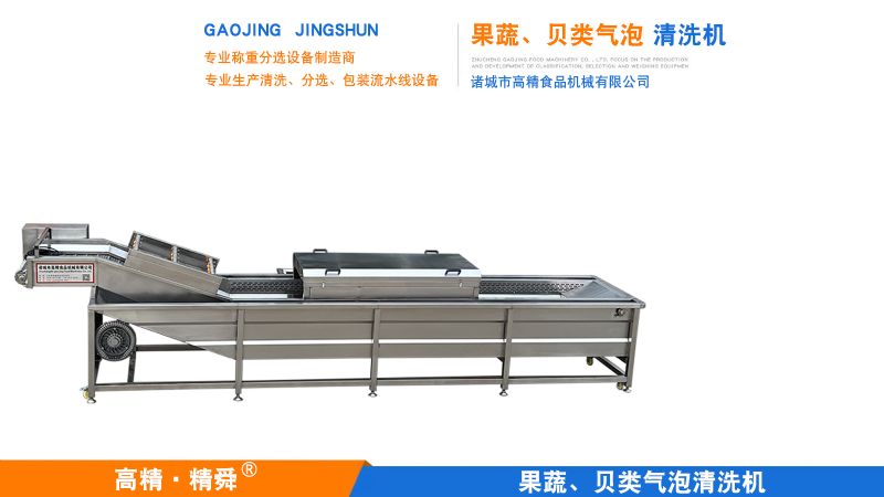 氣泡清洗機，蔬菜、貝類產(chǎn)品多用途清洗利器